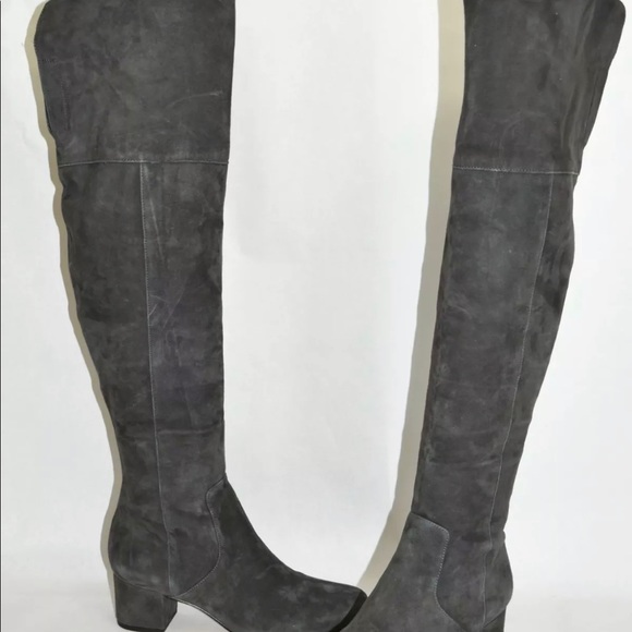 Sam Edelman ELINA “ Dark Gray “ Suede Over the Knee Boots Thigh High Size 6 - Picture 11 of 11